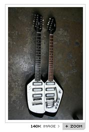 brandoni custom vox twin neck guitar